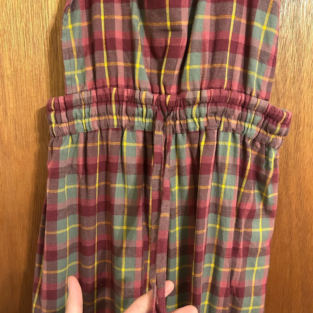 NWT Plaid Fall Overalls - Picture 3 of 6